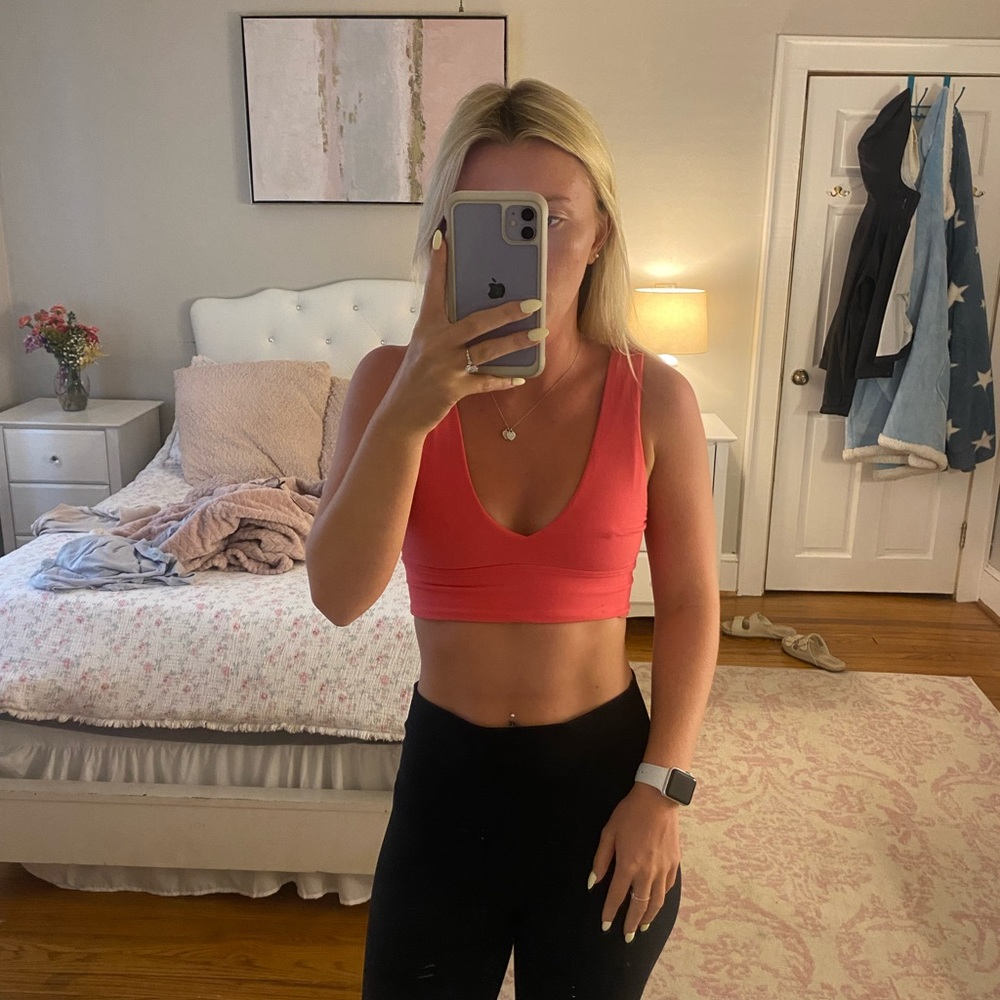 Lululemon Athletica Coral Sports Bra